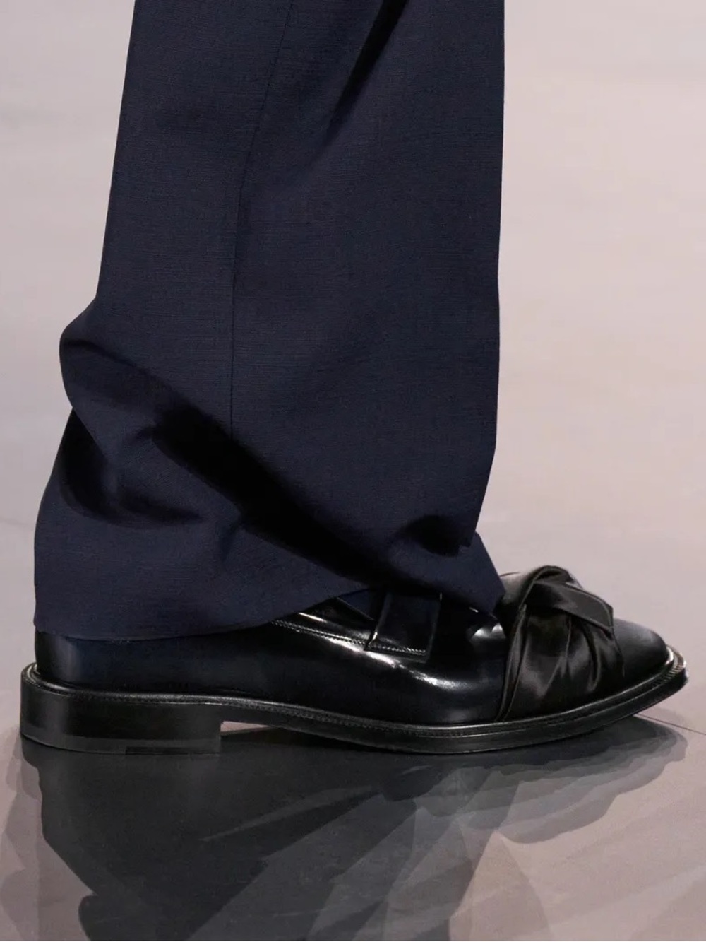 Dior Palmarès Bowtie Loafer Black